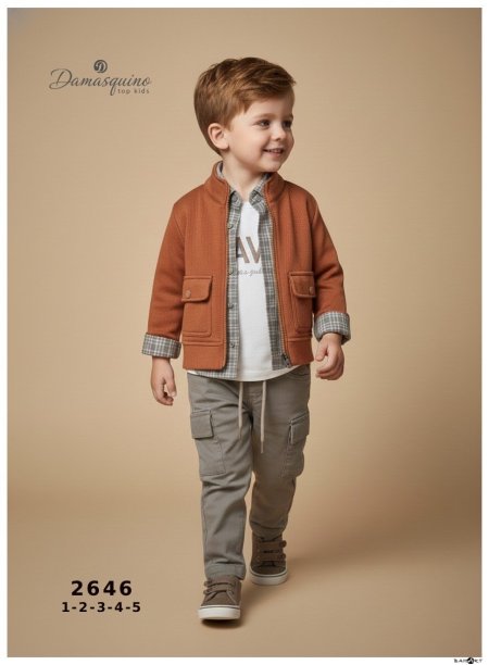 طقم ولادي 4 قطع 1-5 سنة