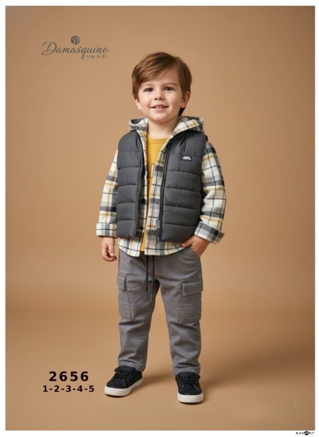 طقم ولادي 4 قطع 1-5 سنة