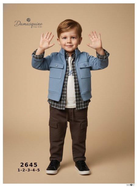 طقم ولادي 4 قطع 1-5 سنة