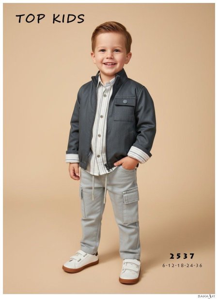 طقم ولادي 4 قطع 6-36 شهر