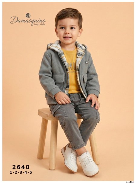 طقم ولادي 4 قطع 1-5 سنة